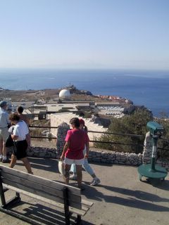 Gibraltar - taustalla Afrikka