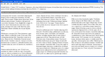 Firefox ja CSS3 palstat Firefox ja CSS3 palstat