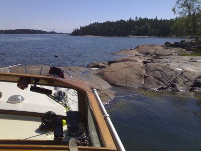 Kaivokarin itäreuna ja näkymä etelään
