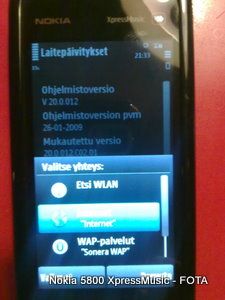Valitse yhteystapa Internettiin