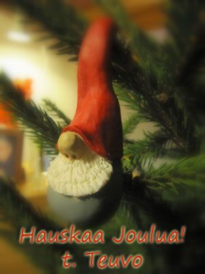 Hauskaa Joulua 2009 toivottaa Teuvo Hauskaa Joulua 2009 toivottaa Teuvo