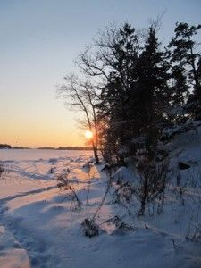 Aurinko on matalalla Aurinko on matalalla