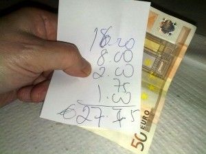 Illallinen kahdelle juomineen
