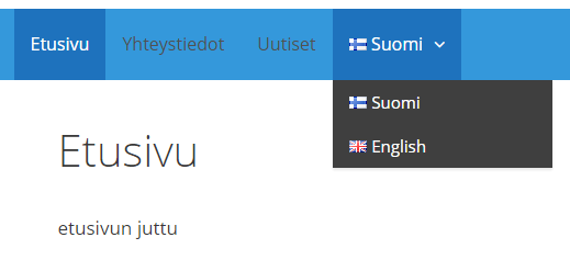 Polylang valikossa
