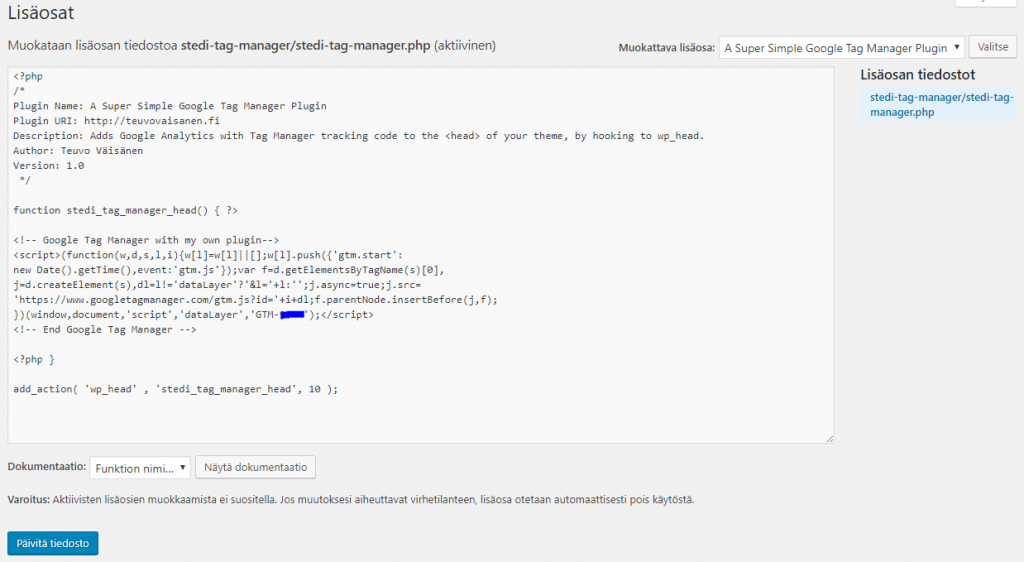GTM-plugin